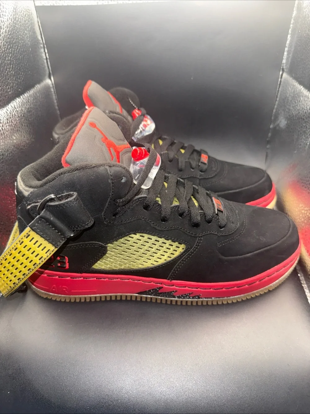 Size 7.5 - Air Jordan Fusion 5 Varsity Red, 318608-062, Never Worn, RARE GRAIL